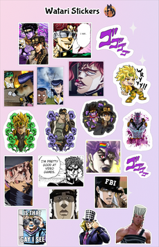 Стікерпак "Jojo" Stickers-11 фото