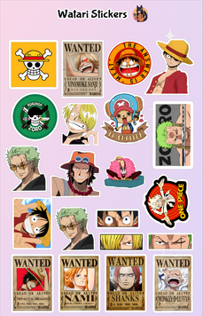 Стікерпак "One Piece V1" Stickers-20 фото