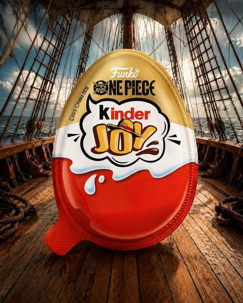 Kinder Joy One Piece ЯЩИК 72шт. ТОП ЦІНА KinderJoyOPBOX фото